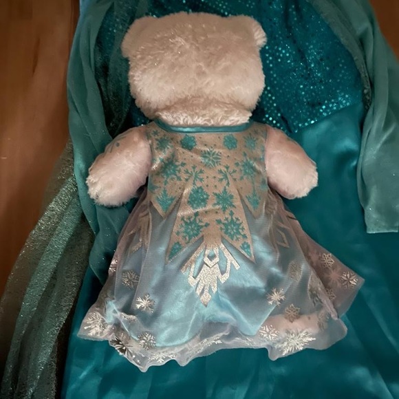 Frozen Elsa Costume and Build-a-Bear - Picture 6 of 7